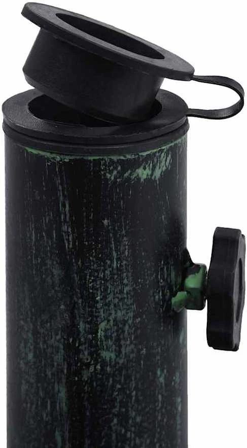Skėčio pagrindas, žalios spalvos, 12kg, 49cm, ketus