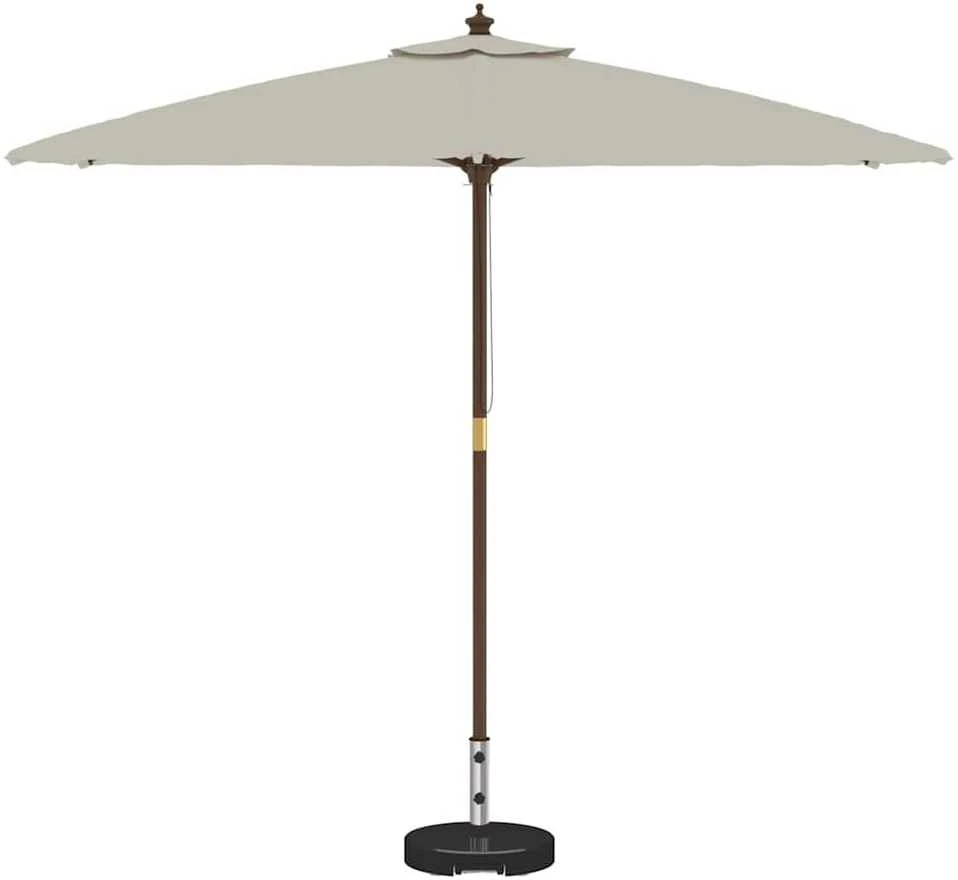 Skėčio pagrindas Juoda Ø 45 x 37.5 cm Granitas