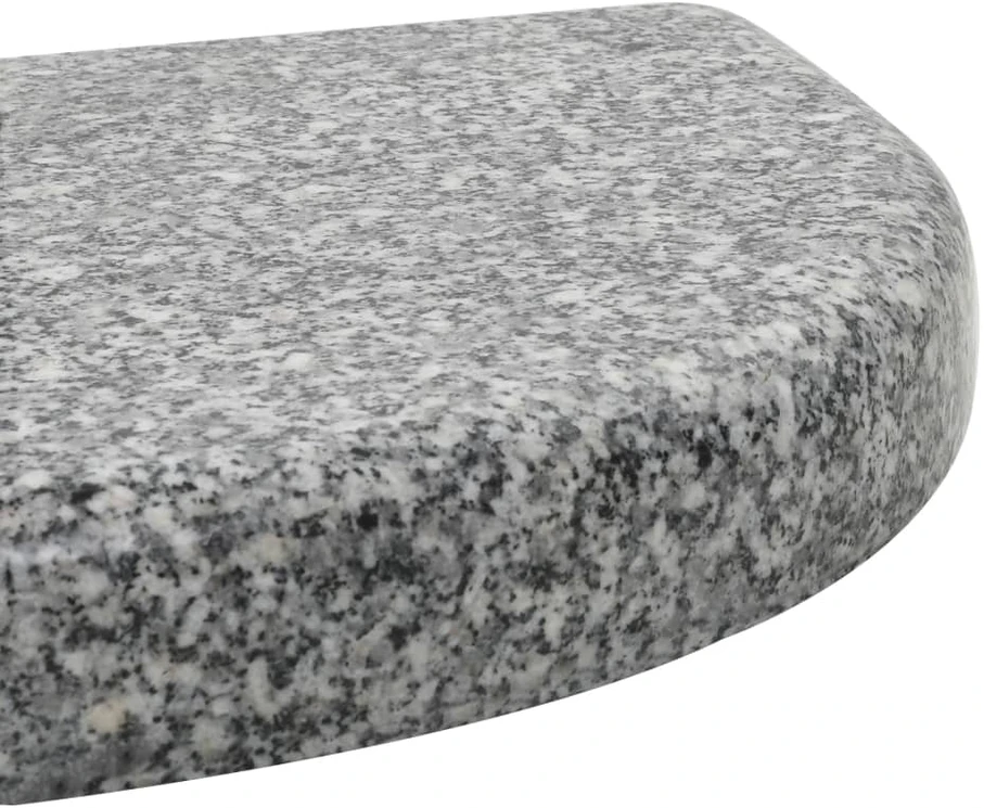 Skėčio stovas, granitas, 10kg, išlenktas, pilkas