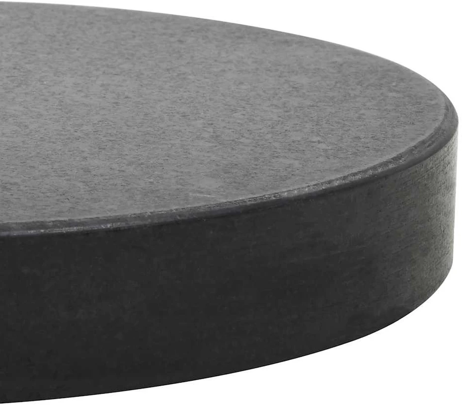 Skėčio stovas, granitas, 20kg, apvalus, juodas