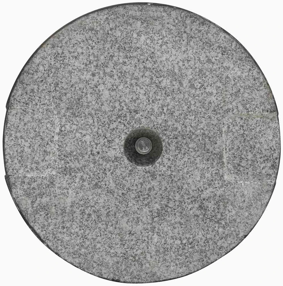 Skėčio stovas, granitas, 20kg, apvalus, juodas