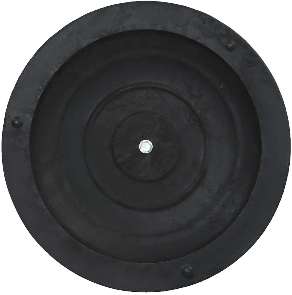 Skėčio stovas, juodas, sint. derva, 10 kg, apvalus