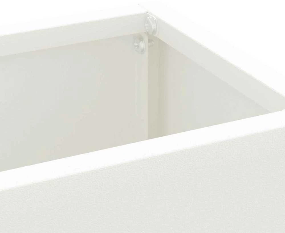 Lietaus skėtis stovas Balta 28 x 12 x 41 cm Plienas