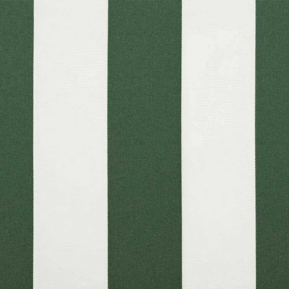 Ištraukiama markizė Žalia ir balta 500 × 350 cm Poliesteris