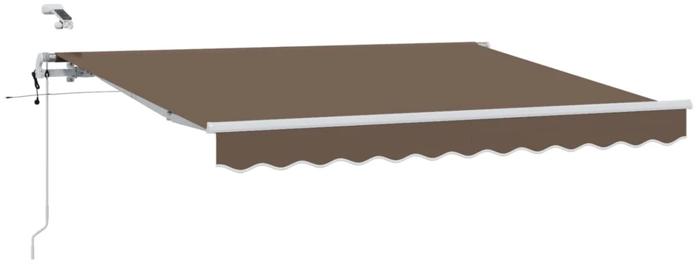 Ištraukiama markizė Taupe 450 × 350 cm Poliesteris