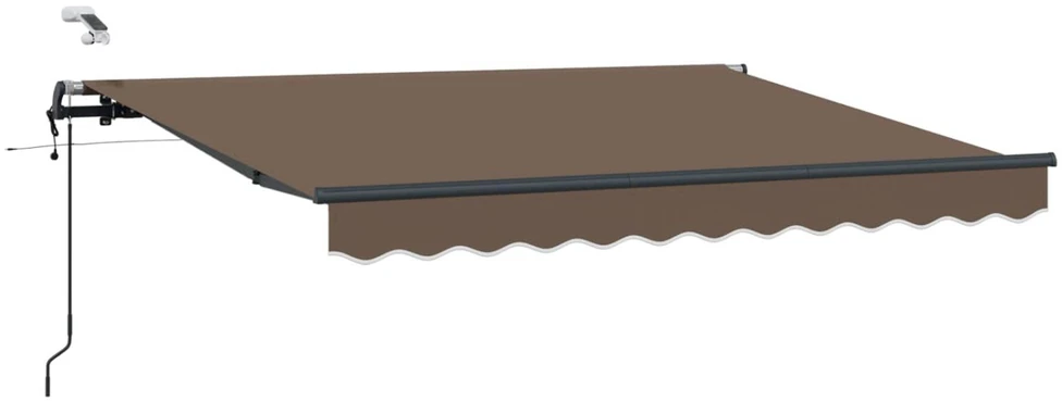 Ištraukiama markizė Taupe 450 × 350 cm Poliesteris