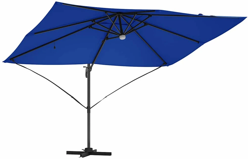 Skėtis nuo saulės 351 x 250 x 253 cm Poliesteris ir aliuminis