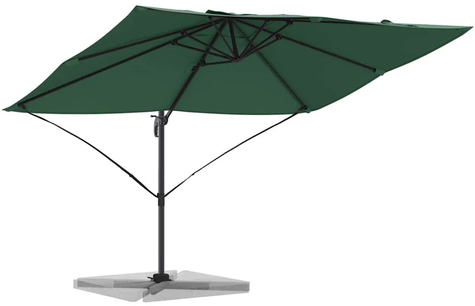 Skėtis nuo saulės 351 x 250 x 260 cm Poliesteris ir aliuminis