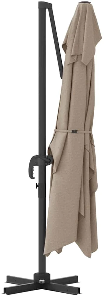 Skėtis nuo saulės 351 x 250 x 260 cm Poliesteris ir aliuminis
