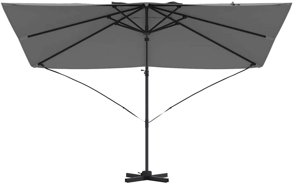 Skėtis nuo saulės 351 x 250 x 260 cm Poliesteris ir aliuminis