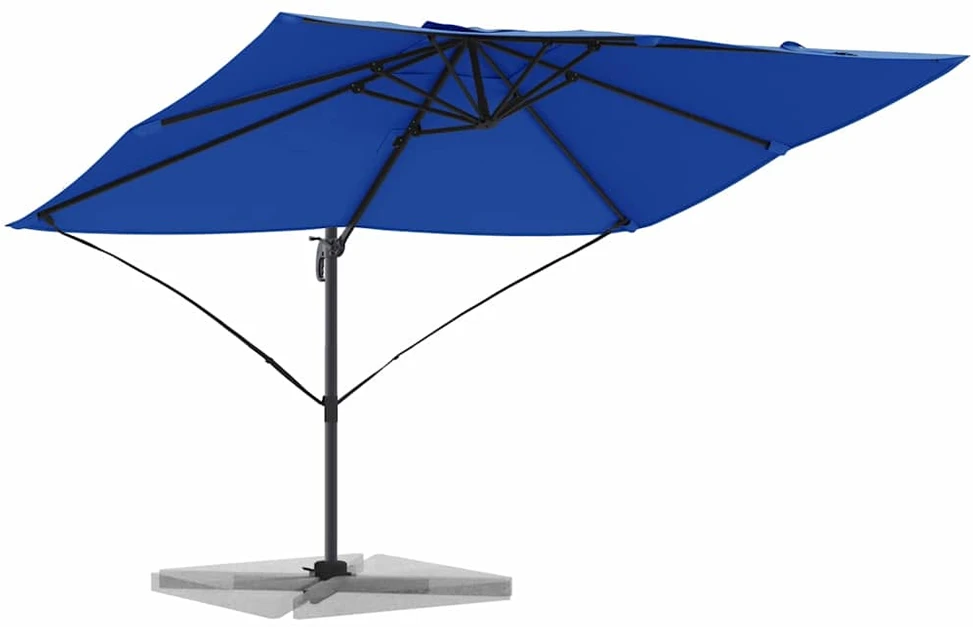 Skėtis nuo saulės 351 x 250 x 260 cm Poliesteris ir aliuminis