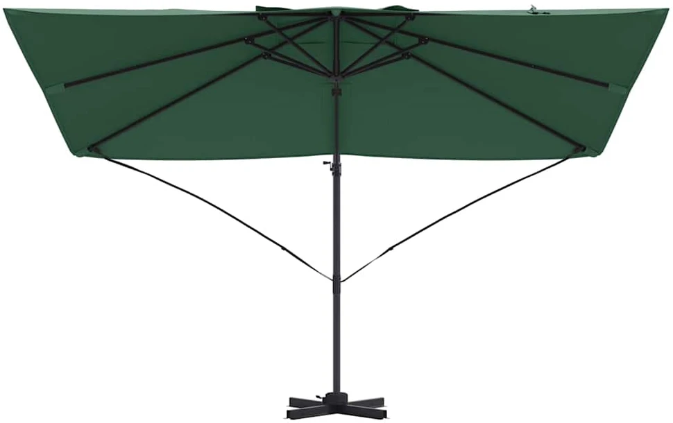 Skėtis nuo saulės 351 x 250 x 260 cm Poliesteris ir aliuminis
