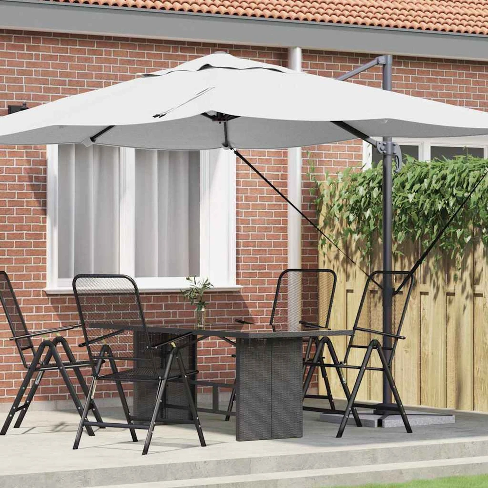 Skėtis nuo saulės 351 x 250 x 260 cm Poliesteris ir aliuminis