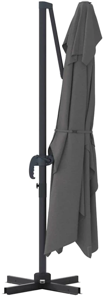 Skėtis nuo saulės 351 x 250 x 260 cm Poliesteris ir aliuminis