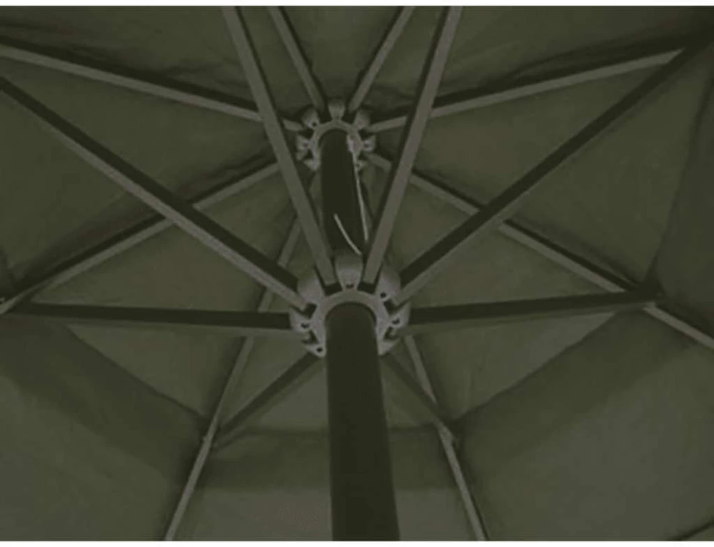 Skėtis nuo saulės, žalios spalvos, 500cm, aliuminis