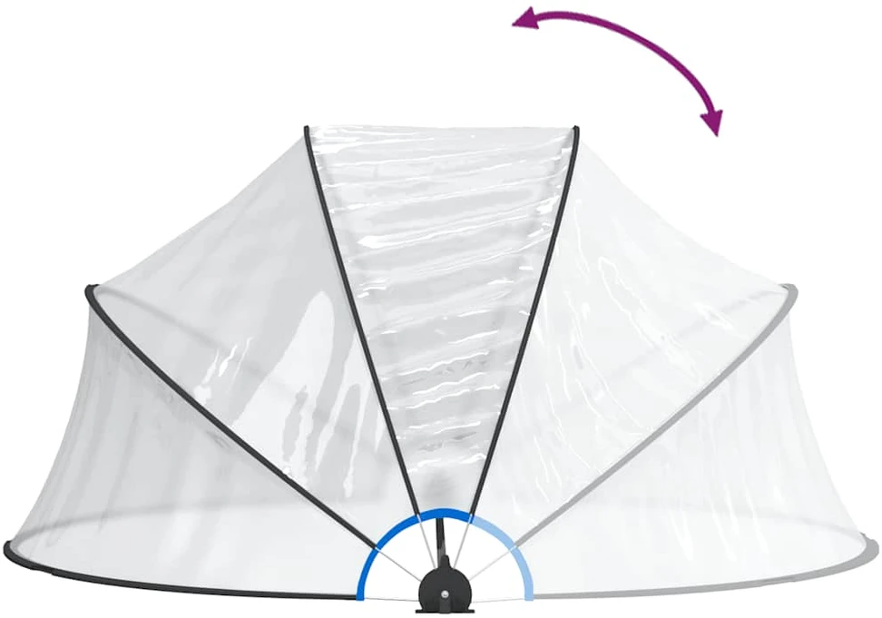 Skliautas baseinui, 315x158cm, PVC, apskritas