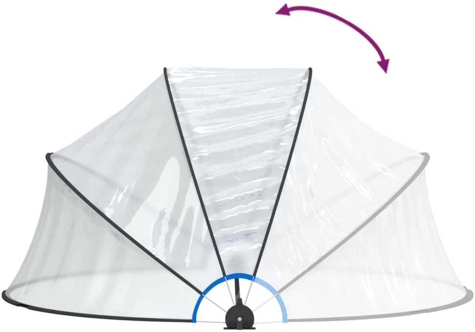 Skliautas baseinui, 315x158cm, PVC, apskritas