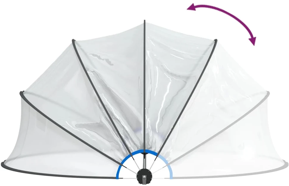 Skliautas baseinui, 376x188cm, PVC, apskritas