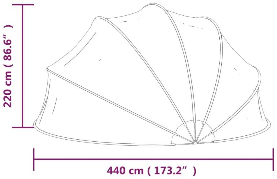Skliautas baseinui, 440x220cm