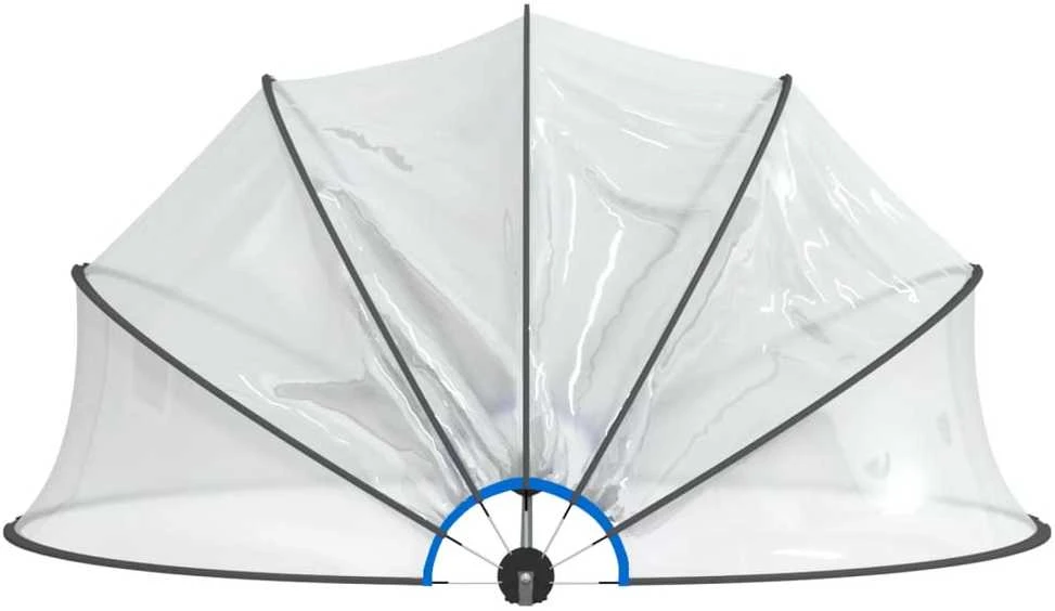Skliautas baseinui, 467x234cm, PVC, apskritas