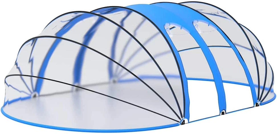 Skliautas baseinui, 620x410x205cm, ovalo formos