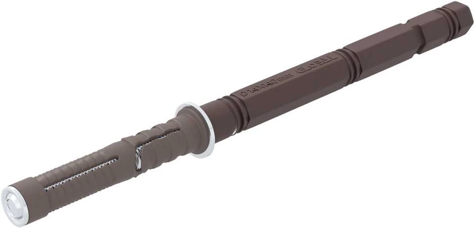 Svorio lentynų laikikliai 12 Smėlio Ø14 x 210 mm Plienas