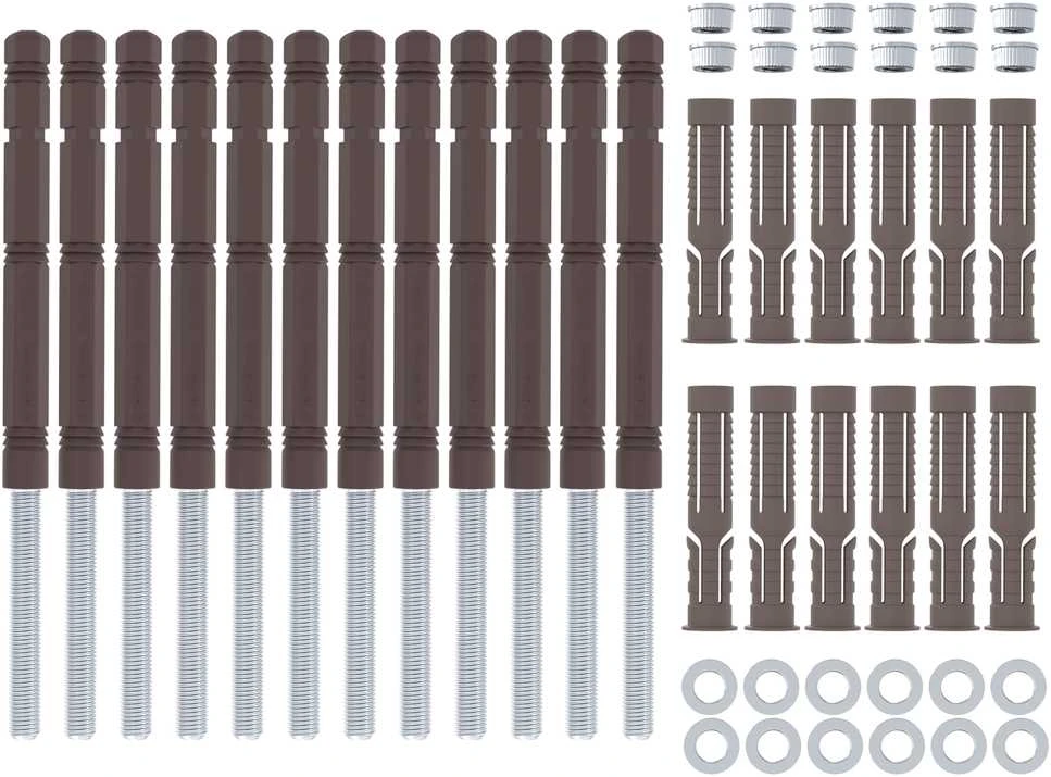 Svorio lentynų laikikliai 12 Smėlio Ø14 x 210 mm Plienas