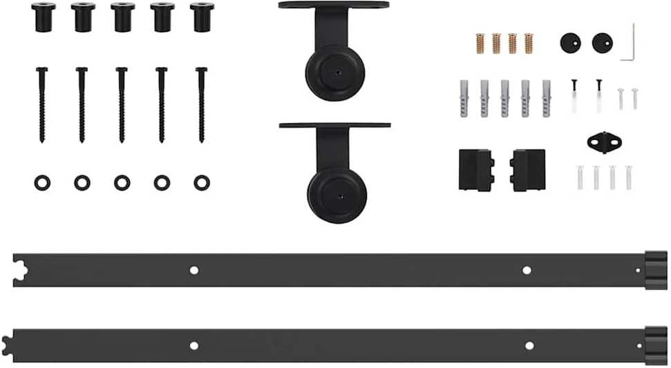 Slankios durys ORKDAL 93 x 232 cm Natūrali ir juoda