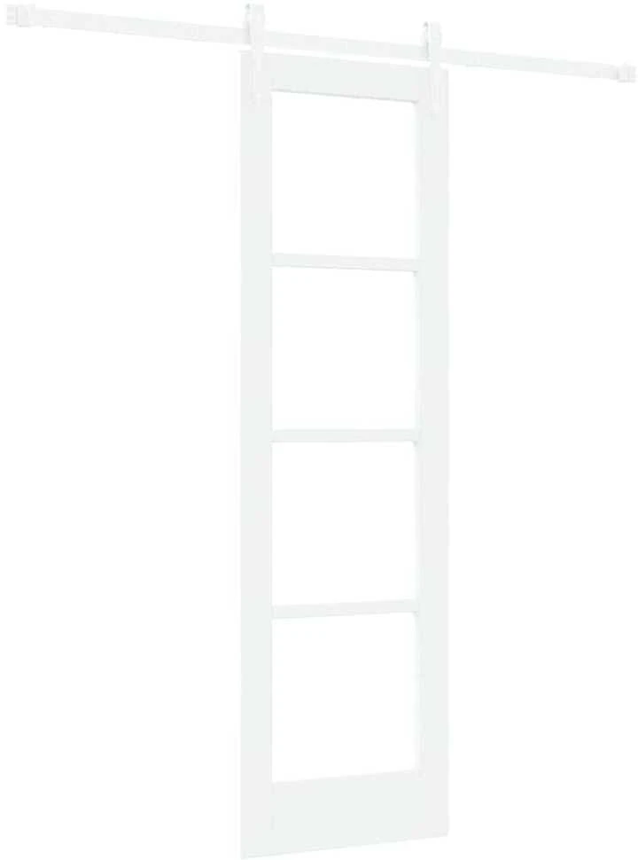 Slankios durys 61 x 198,5 cm Tvirtos pušies mediena ir stiklas