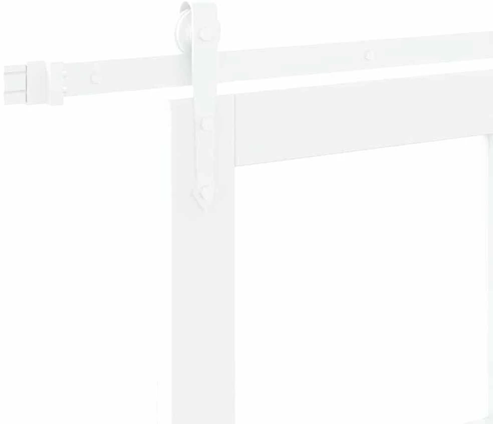Slankios durys 93 x 211 cm Tvirtos pušies mediena ir stiklas