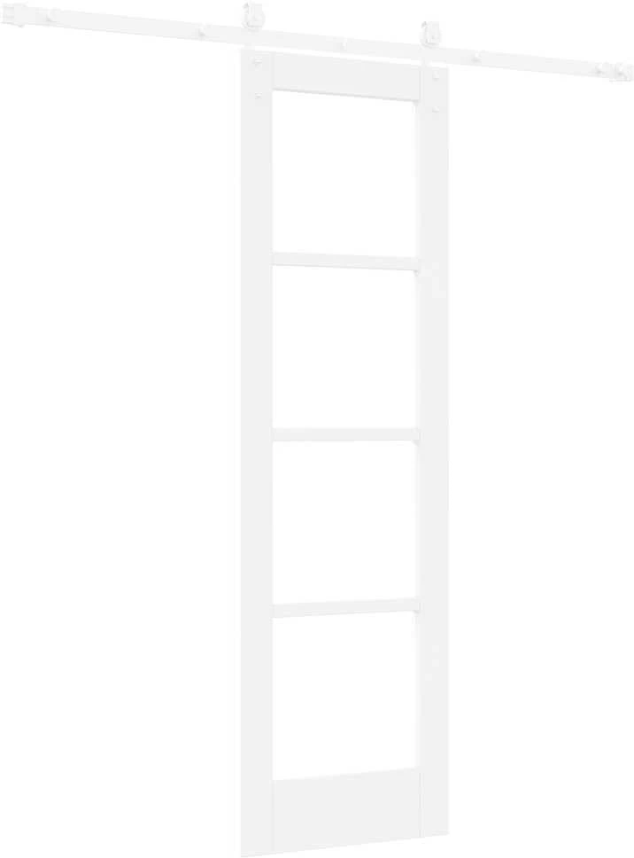 Slankios durys 61 x 198,5 cm Tvirtos pušies mediena ir stiklas