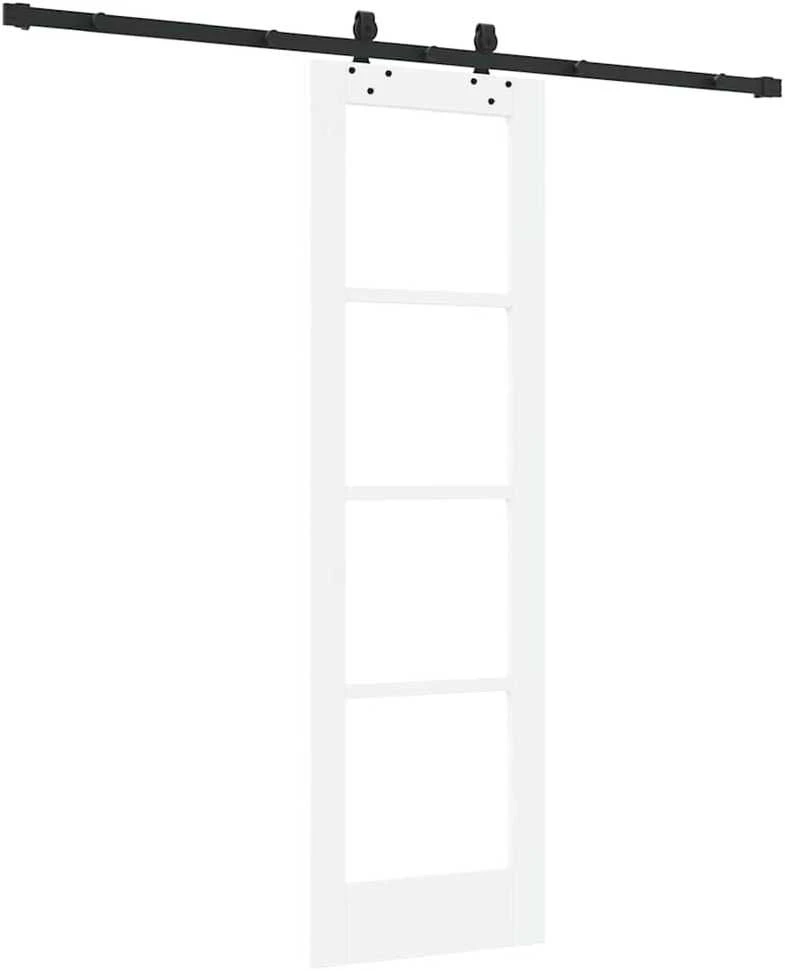 Slankios durys ORKDAL 61 x 198,5 cm Balta ir juoda
