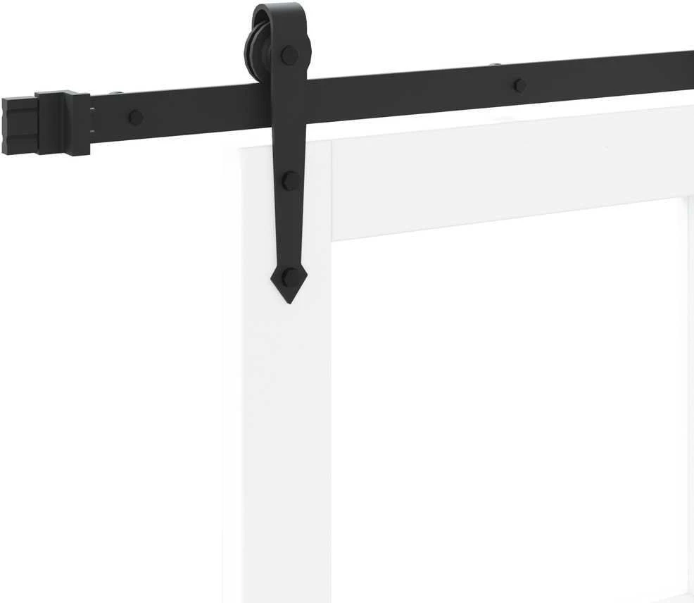Slankios durys 93 x 202 cm Tvirtos pušies mediena ir stiklas