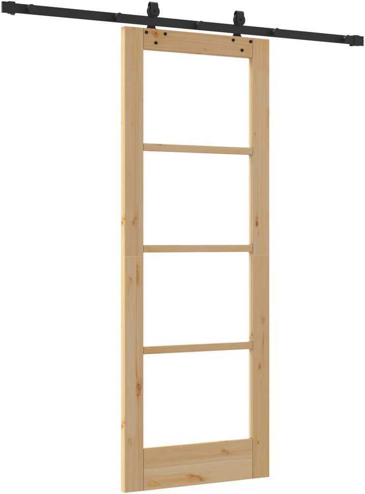 Slankios durys ORKDAL 73,5 x 198,5 cm Natūrali ir juoda