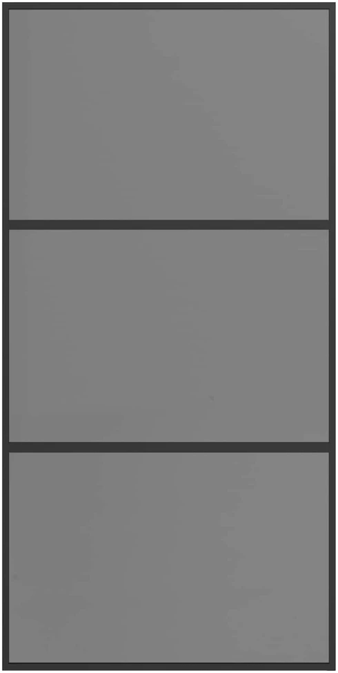 Slankios durys 102 x 205 cm Grūdintas stiklas ir aliuminis