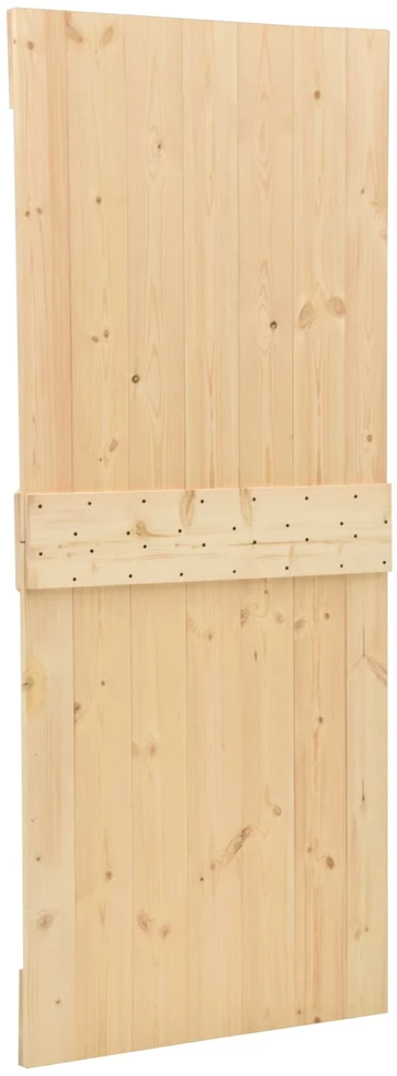 Slankios durys 2 vnt. 90 x 210 cm Pušies medienos masyvas