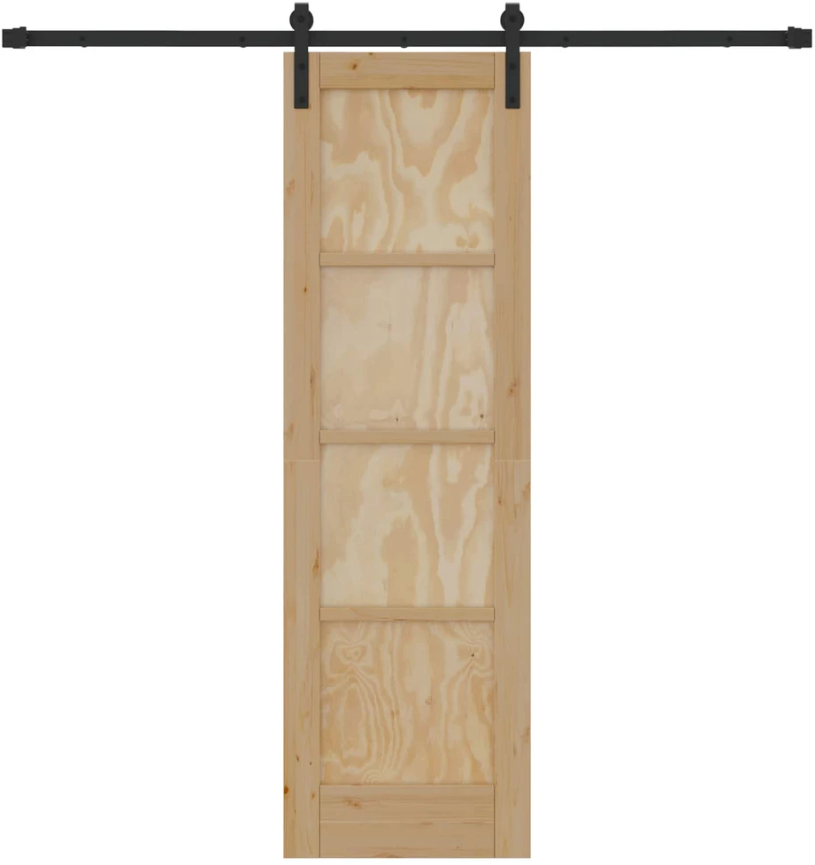 Slankios durys 61 x 198,5 cm Pušies medienos masyvas