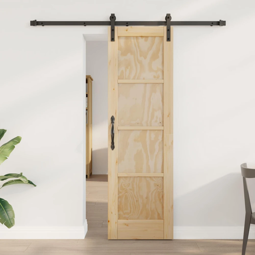 Slankios durys 61 x 198,5 cm Pušies medienos masyvas