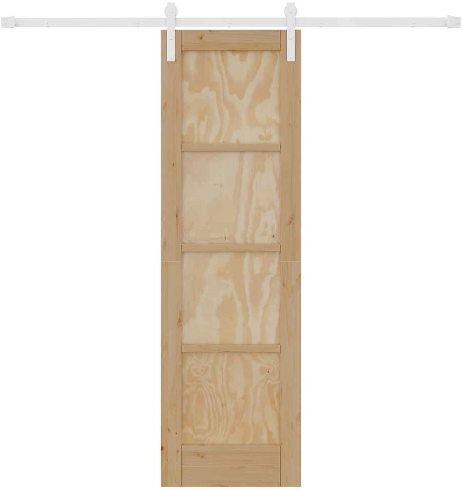 Slankios durys 61 x 198,5 cm Pušies medienos masyvas