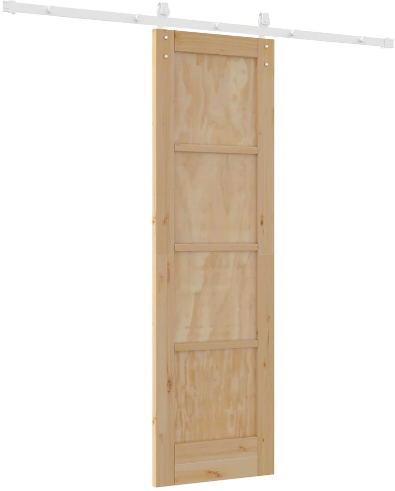 Slankios durys 61 x 198,5 cm Pušies medienos masyvas