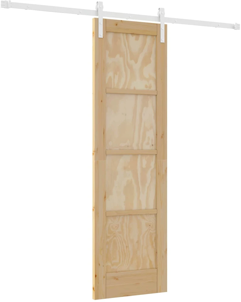 Slankios durys 61 x 198,5 cm Pušies medienos masyvas