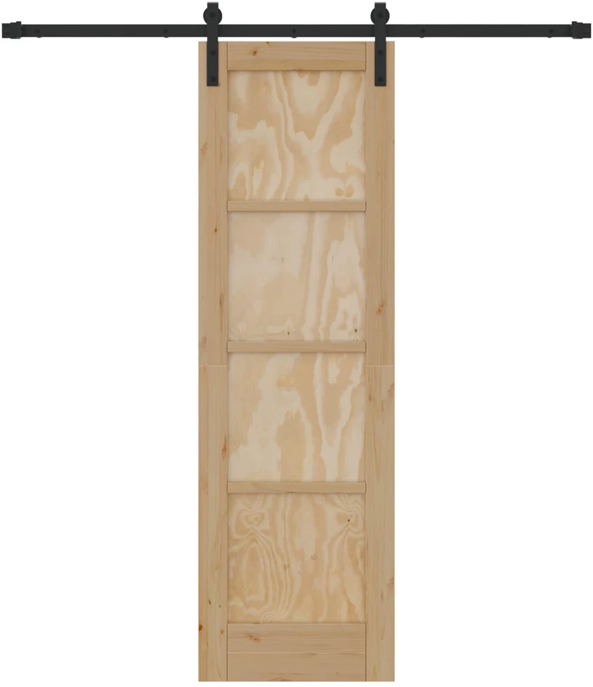 Slankios durys 61 x 198,5 cm Pušies medienos masyvas