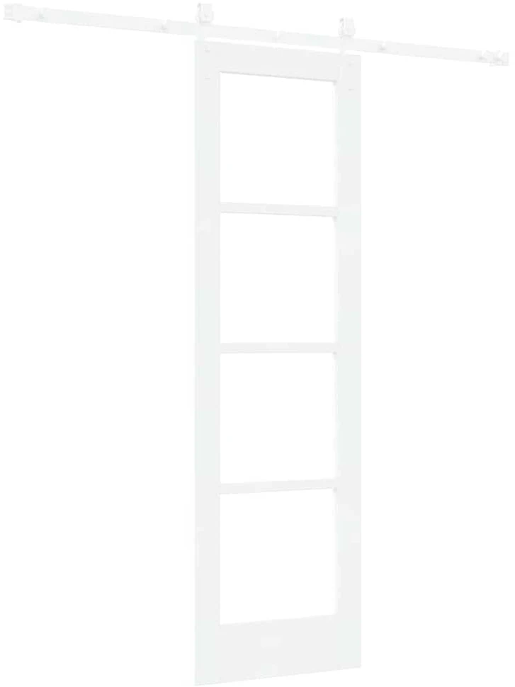 Slankios durys 61 x 198,5 cm Tvirtos pušies mediena ir stiklas