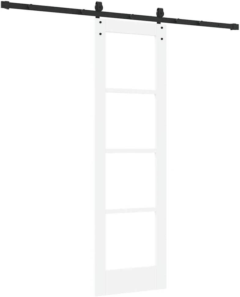 Slankios durys 61 x 198,5 cm Tvirtos pušies mediena ir stiklas