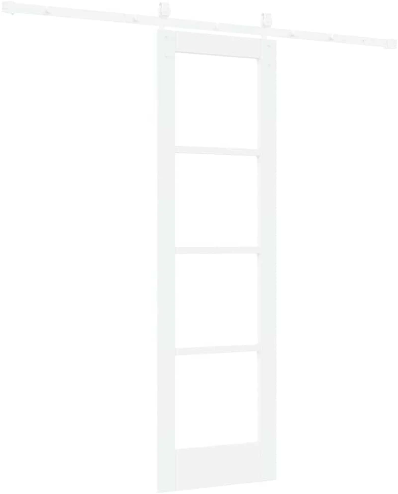 Slankios durys 61 x 198,5 cm Tvirtos pušies mediena ir stiklas