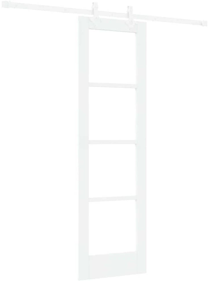 Slankios durys 61 x 198,5 cm Tvirtos pušies mediena ir stiklas