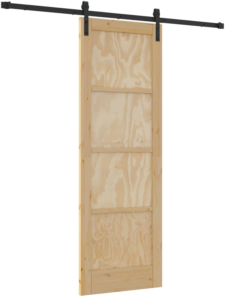 Slankios durys 73,5 x 211 cm Pušies medienos masyvas
