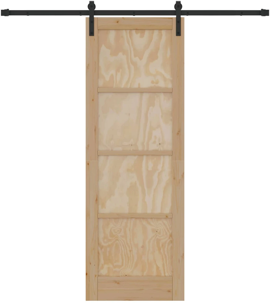 Slankios durys 73,5 x 211 cm Pušies medienos masyvas