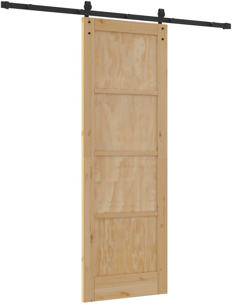 Slankios durys 73,5 x 211 cm Pušies medienos masyvas
