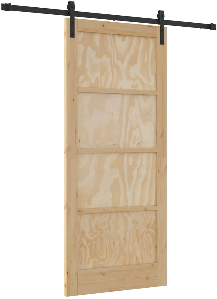 Slankios durys 86 x 198,5 cm Pušies medienos masyvas